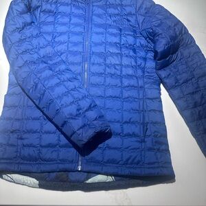The North Face Navy and Light Blue Jacket